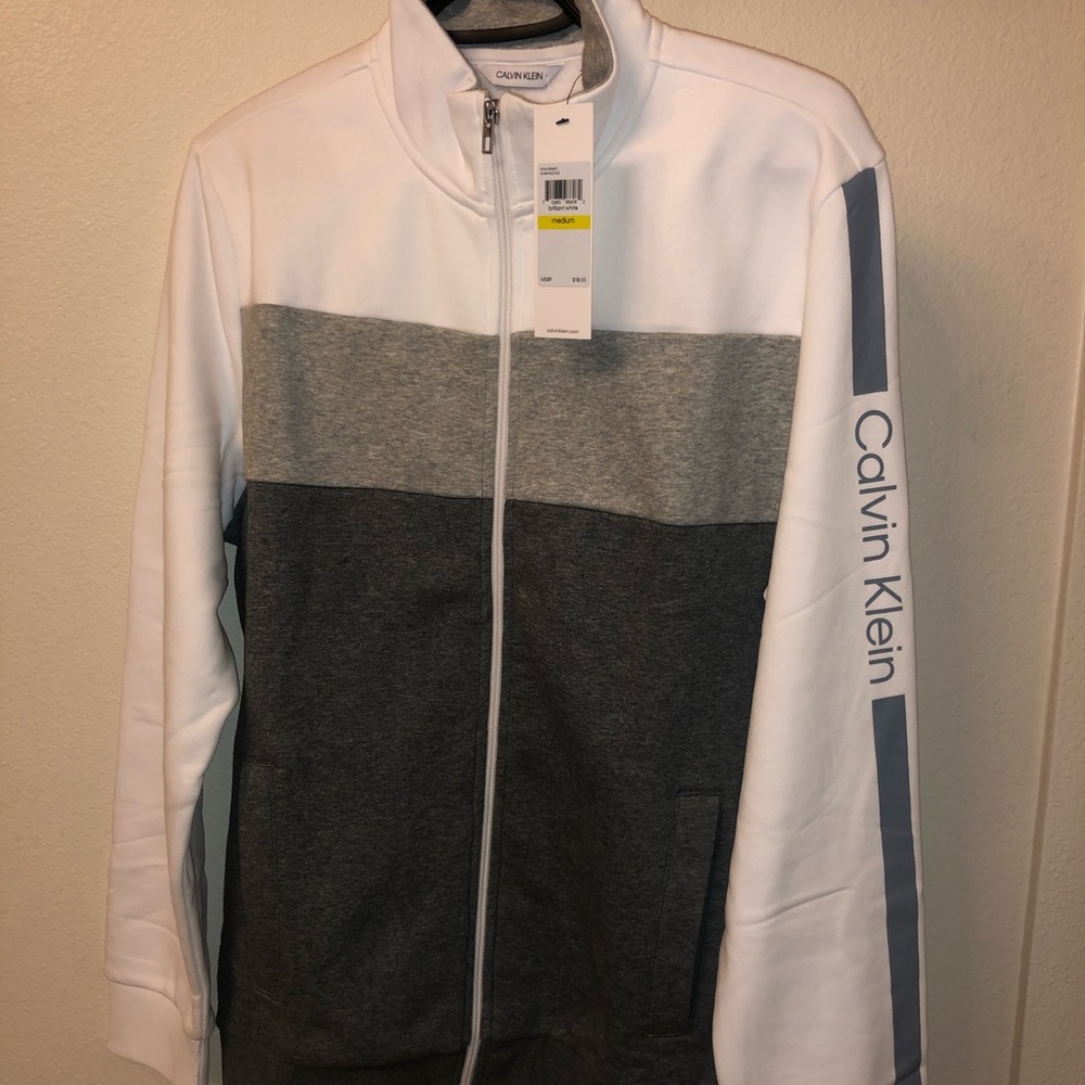 Men’s Calvin Klein zip up sweater